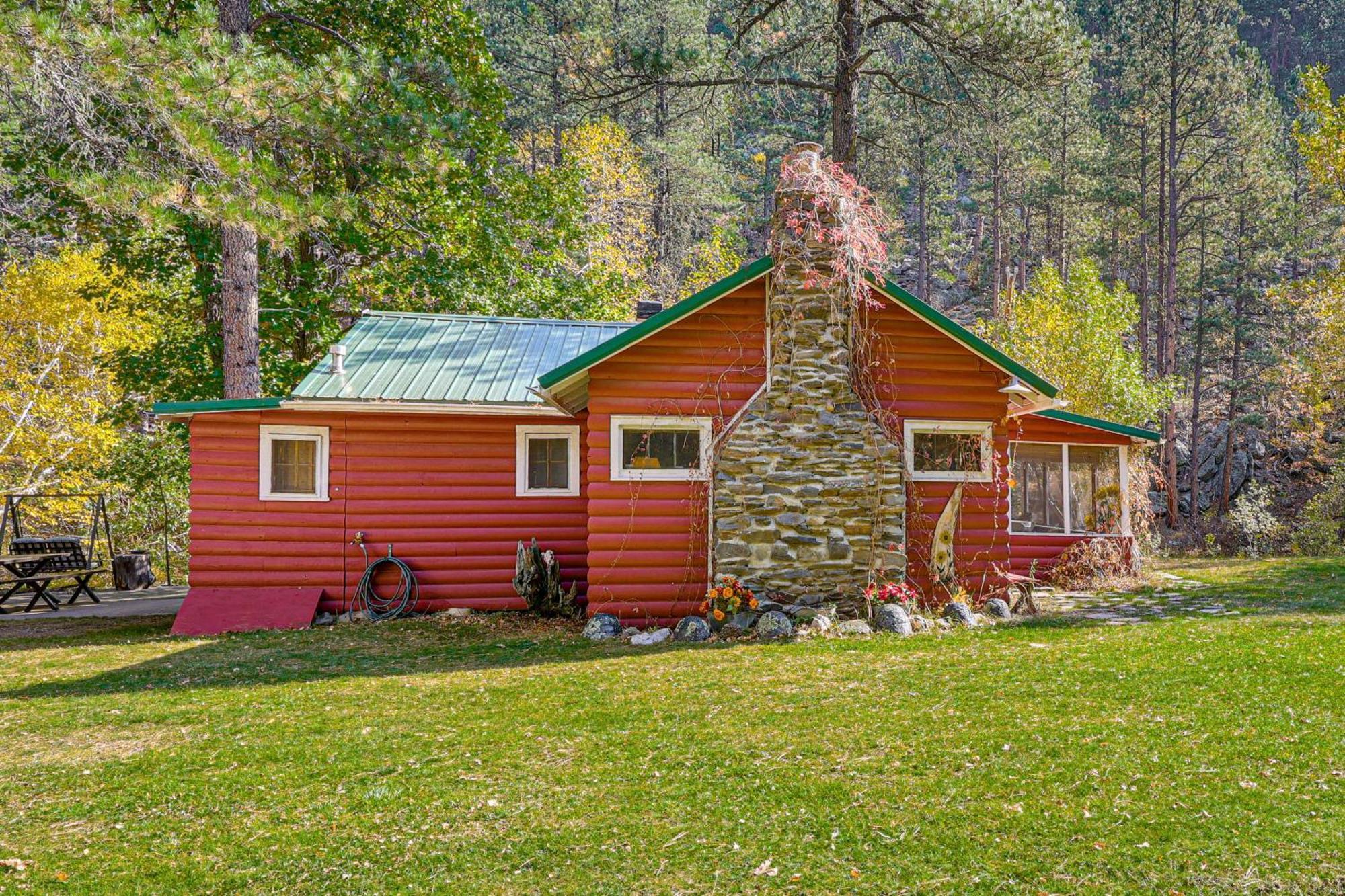 Historic Keystone Cabin Near Mount Rushmore! Exteriör bild