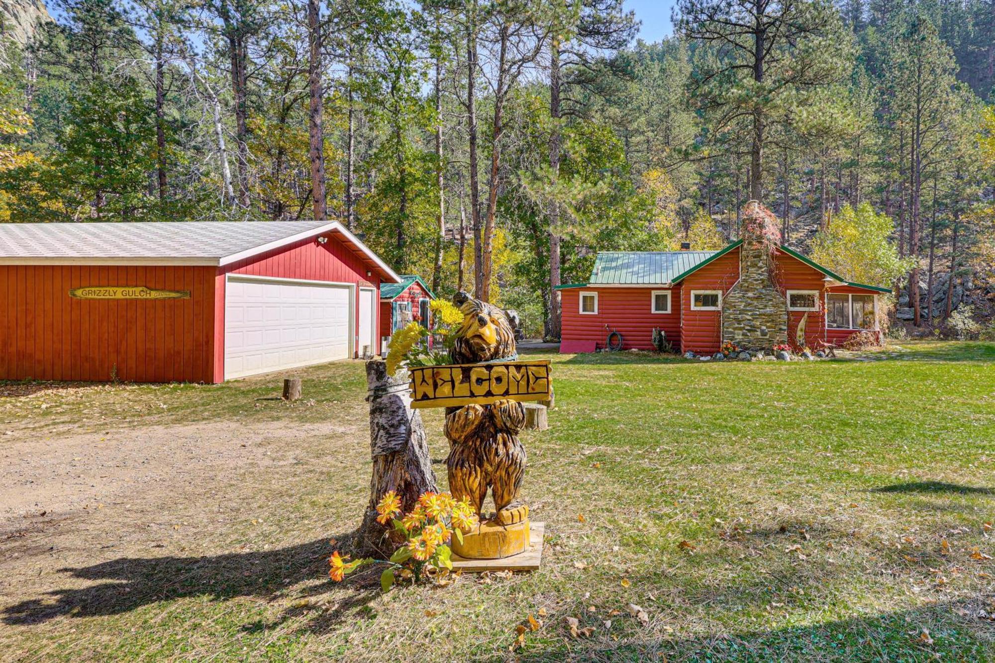 Historic Keystone Cabin Near Mount Rushmore! Exteriör bild