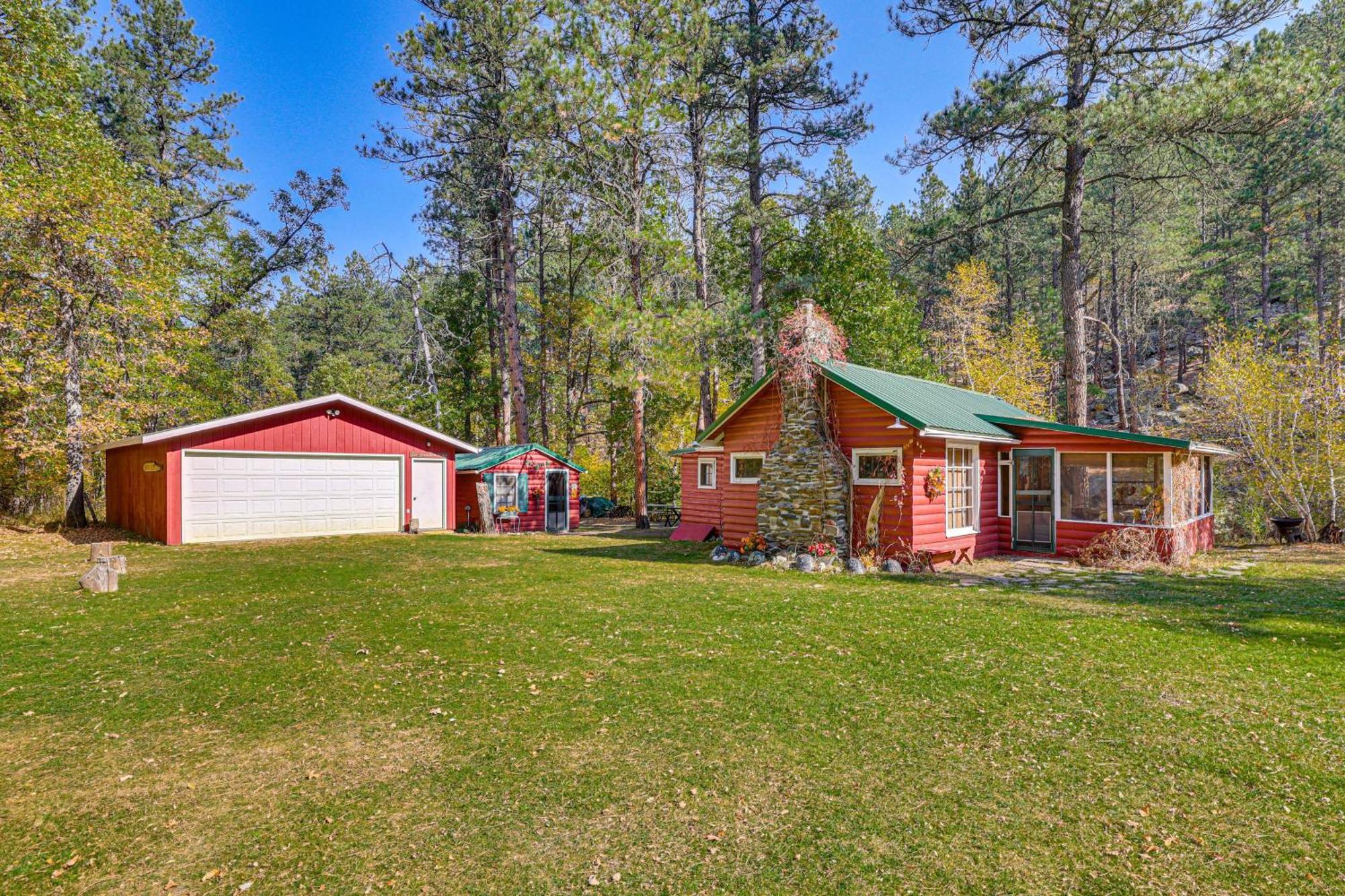 Historic Keystone Cabin Near Mount Rushmore! Exteriör bild