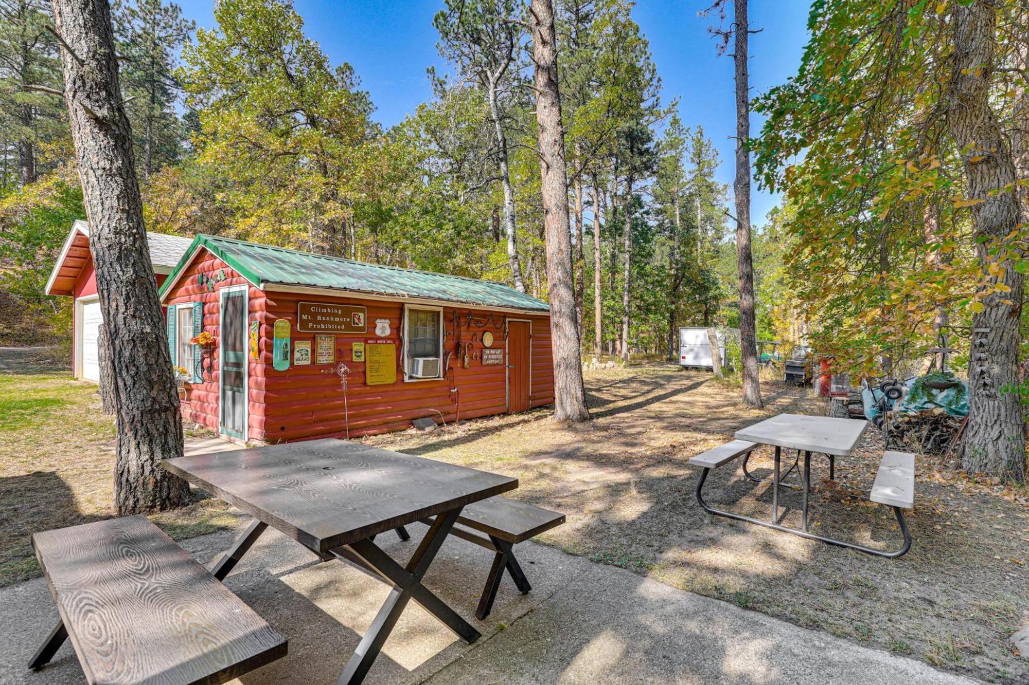 Historic Keystone Cabin Near Mount Rushmore! Exteriör bild
