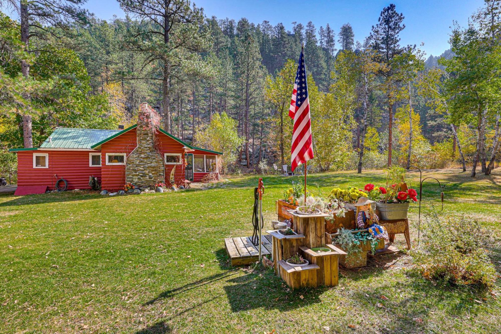 Historic Keystone Cabin Near Mount Rushmore! Exteriör bild